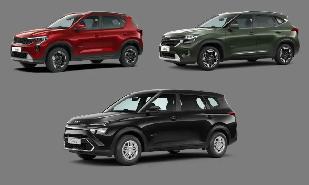 Kia Sonet, Seltos, and Carens Gravity Editions Launched